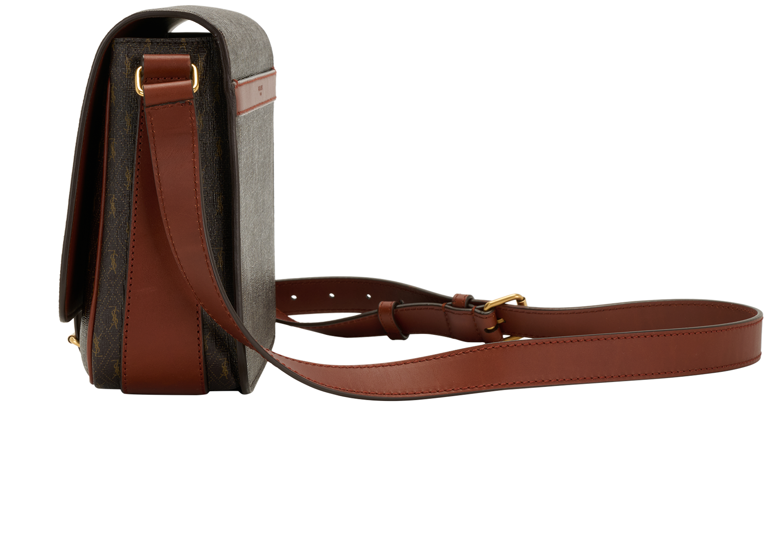 Monogram Satchel, &pound;750, Handbags, Brown, Canvas/Leather, Bottom view